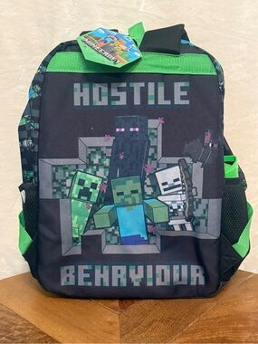 Minecraft | Accessories | Minecraft 7 Backpack 5piece Set With Lunch ...